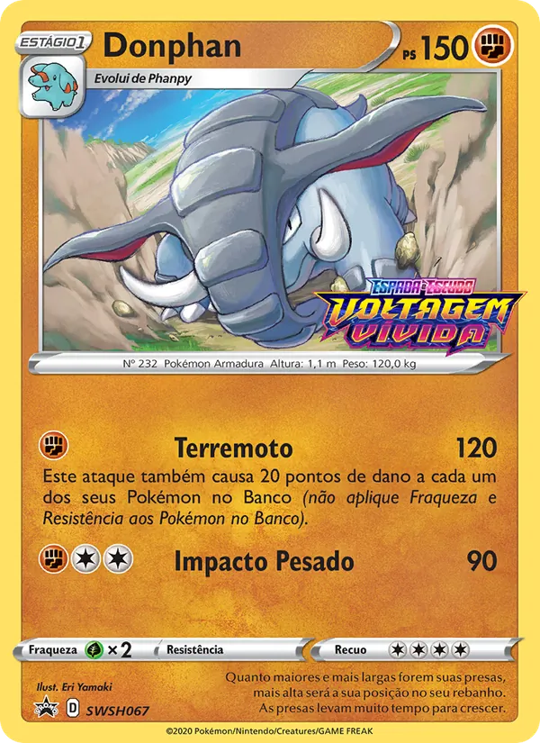 Donphan SWSH067/307 ESES Promos