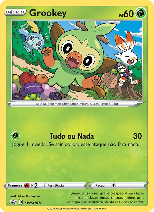 Grookey SWSH070/307 ESES Promos