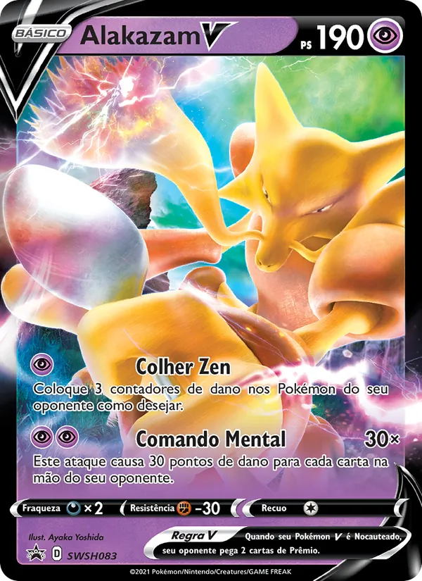 Alakazam V SWSH083/307 ESES Promos