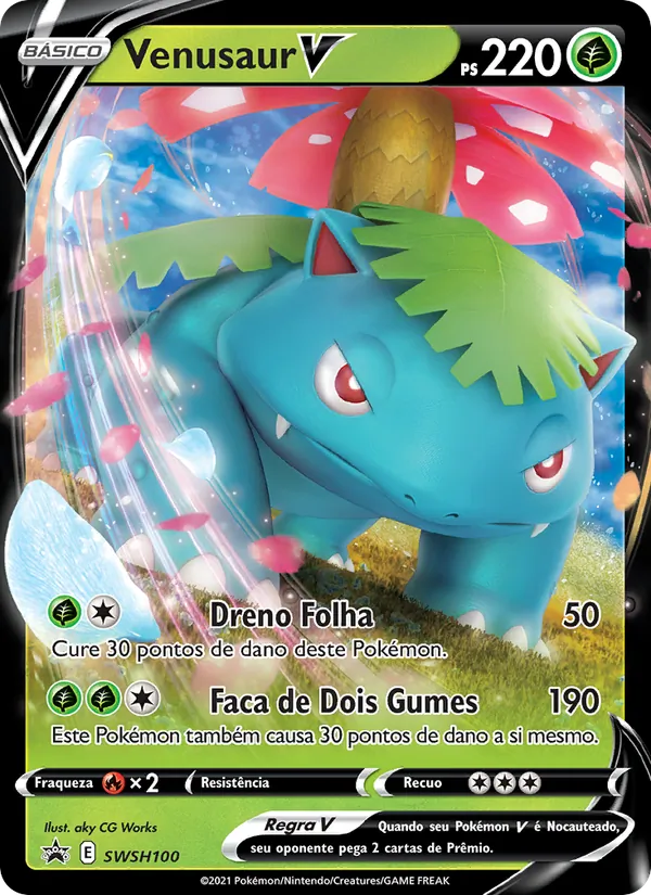 Venusaur V, ESES Promos SWSH100