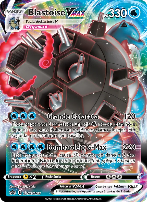 Blastoise VMAX SWSH103/307 ESES Promos