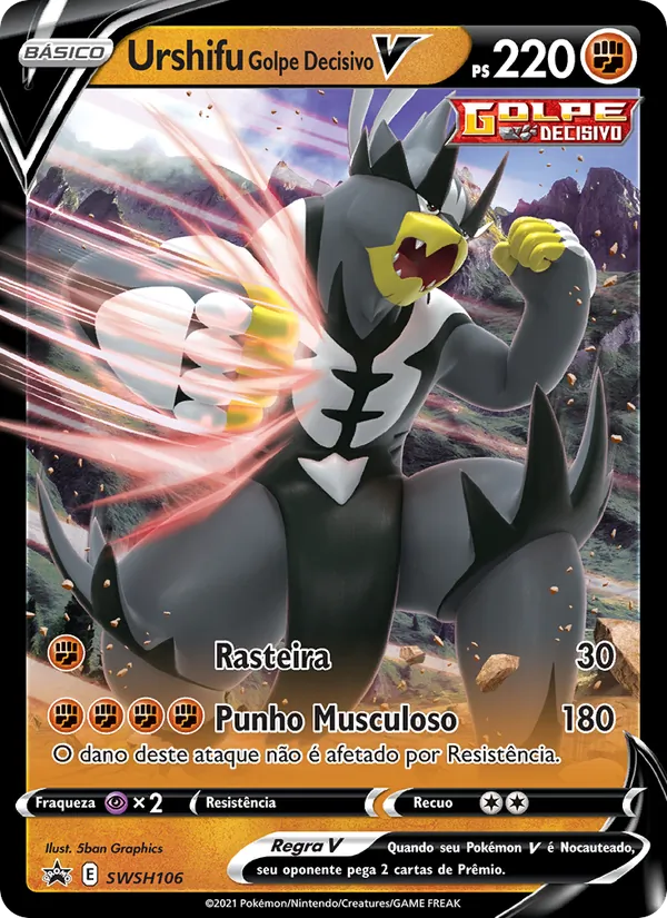 Urshifu Golpe Decisivo V SWSH106/307 ESES Promos