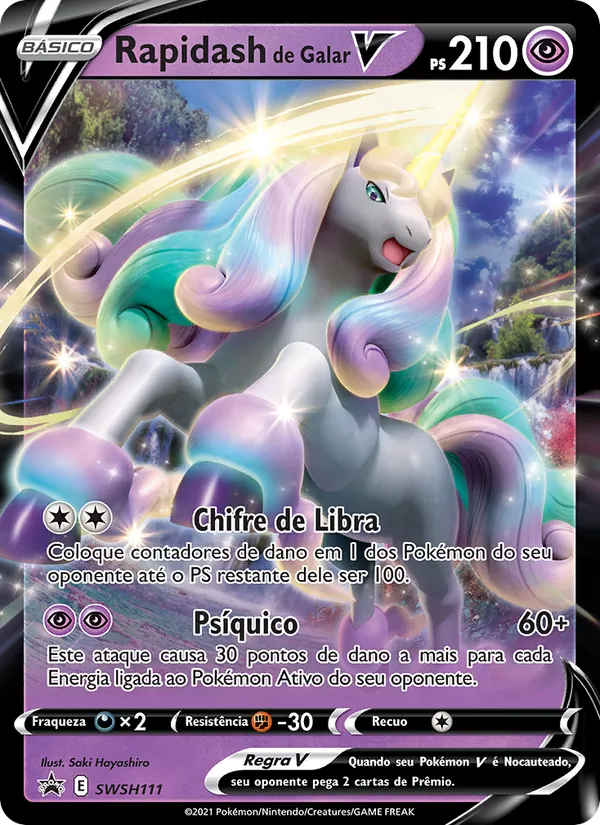 Rapidash de Galar V, ESES Promos SWSH111