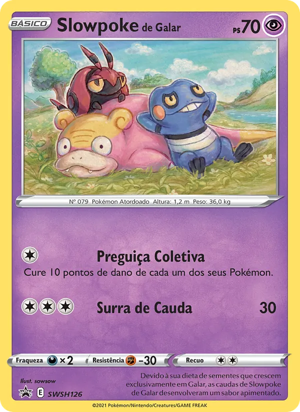 Slowpoke de Galar SWSH126/307 ESES Promos
