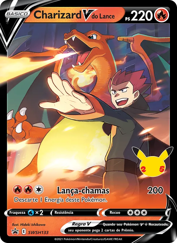 Charizard V do Lance SWSH133/307 ESES Promos