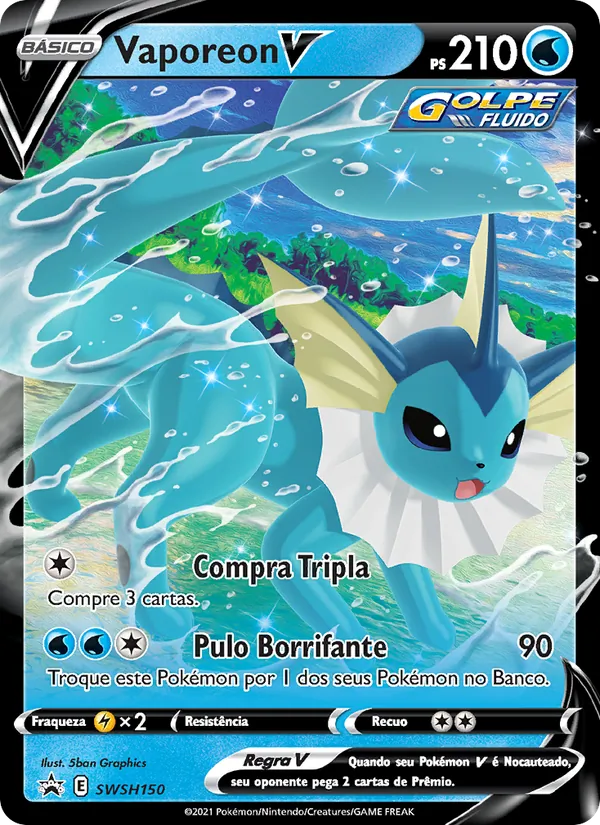 Vaporeon V SWSH150/307 ESES Promos