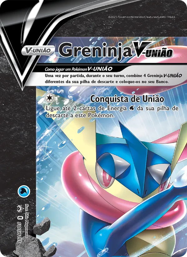 Greninja V-UNIÃO SWSH155/307 ESES Promos
