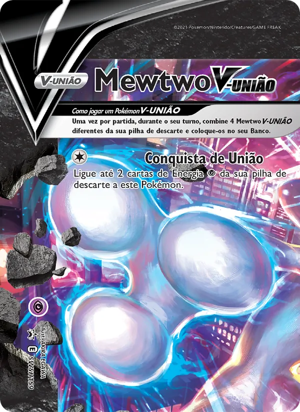 Mewtwo V-UNIÃO SWSH159/307 ESES Promos