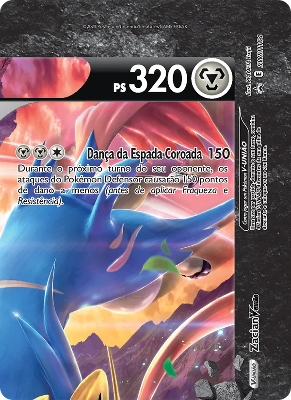 Zacian V-UNIÃO SWSH164/307 ESES Promos