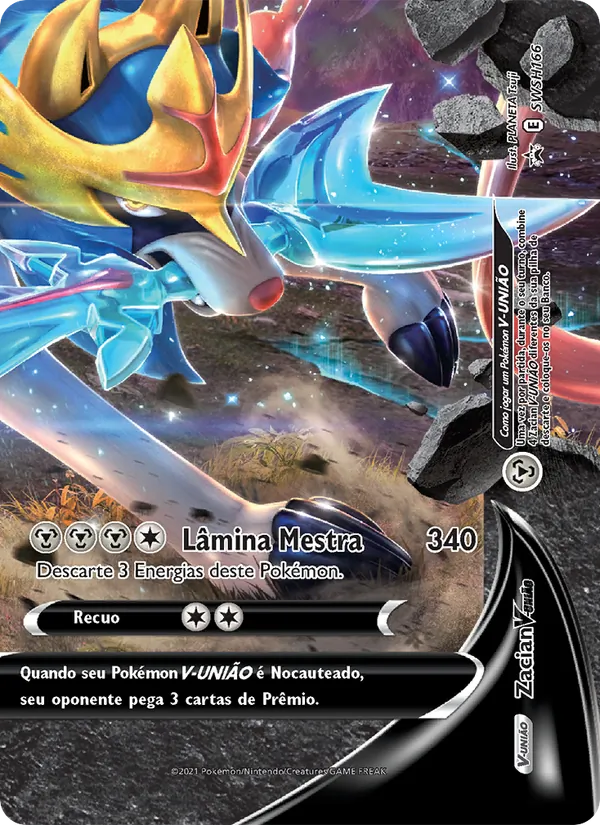 Zacian V-UNIÃO SWSH166/307 ESES Promos