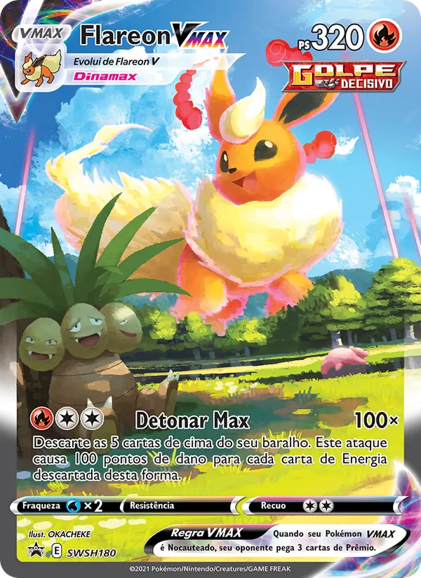 Flareon VMAX SWSH180/307 ESES Promos