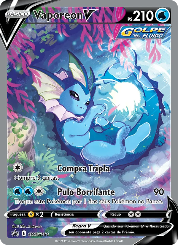 Vaporeon V SWSH181/307 ESES Promos