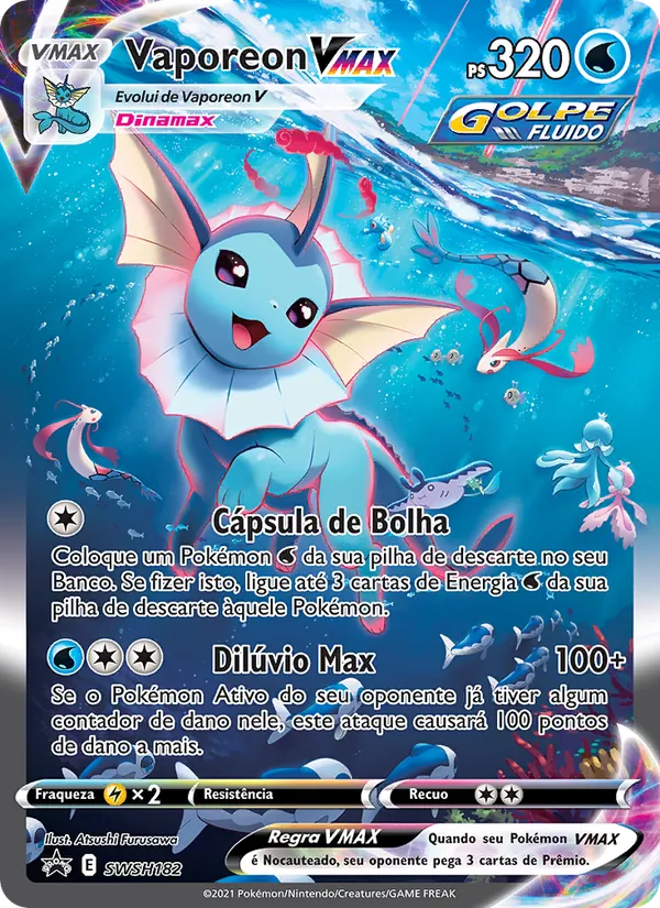 Vaporeon VMAX SWSH182/307 ESES Promos