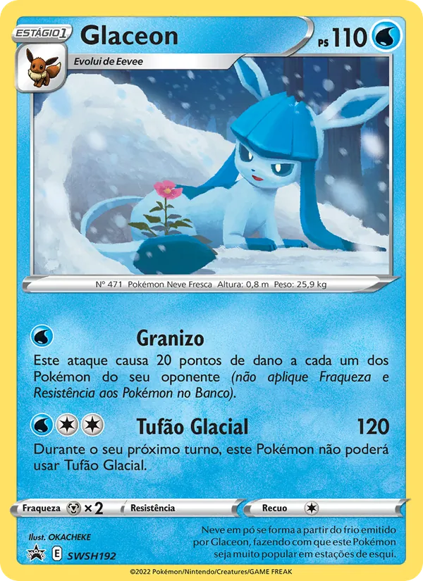 Glaceon SWSH192/307 ESES Promos