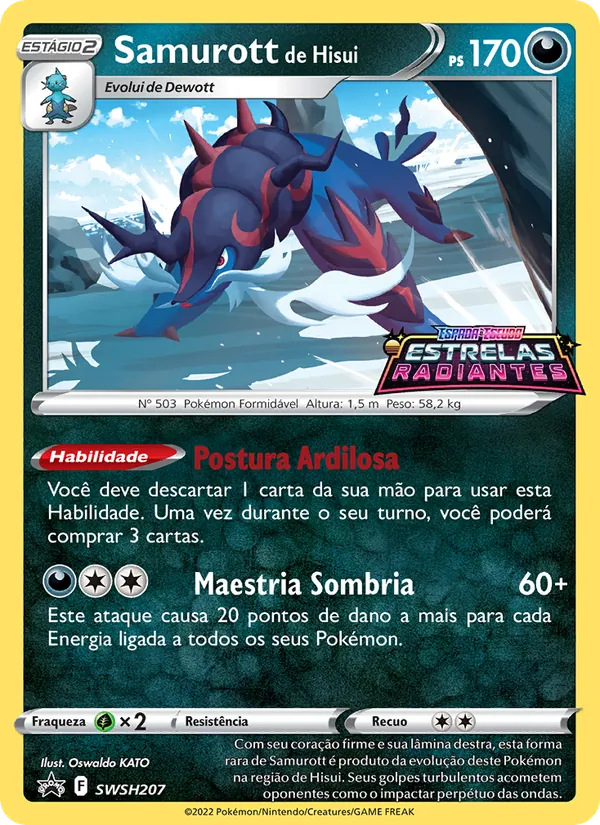 Samurott de Hisui SWSH207/307 ESES Promos