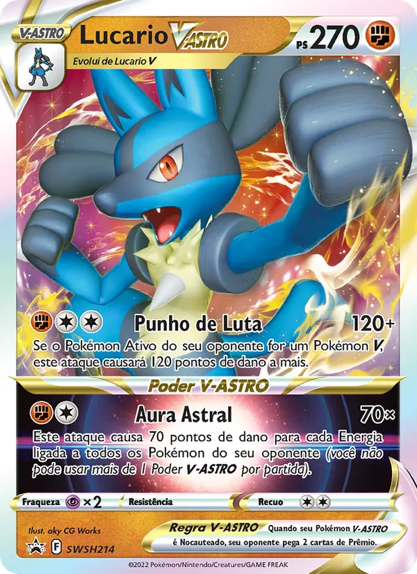 Lucario V-ASTRO SWSH214/307 ESES Promos