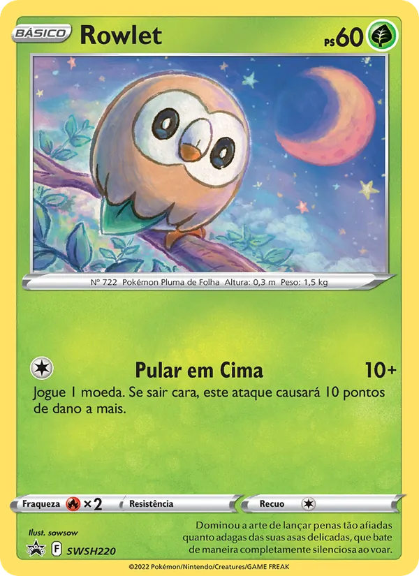 Rowlet SWSH220/307 ESES Promos