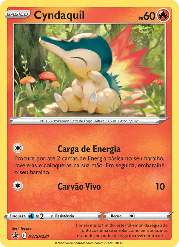 Cyndaquil SWSH221/307 ESES Promos