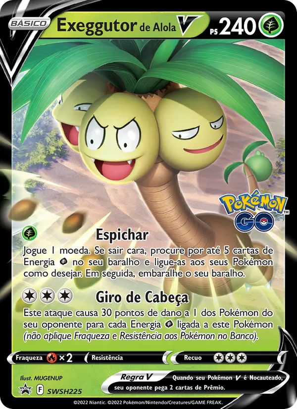 Exeggutor de Alola V, ESES Promos SWSH225