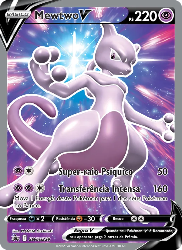 Mewtwo V SWSH229/307 ESES Promos