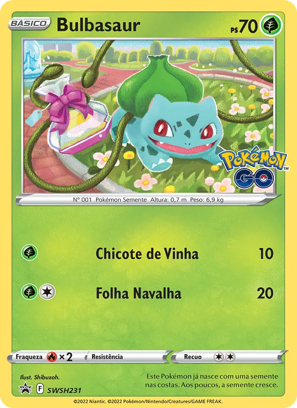 Bulbasaur SWSH231/307 ESES Promos