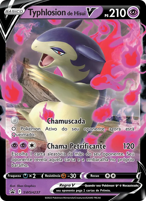 Typhlosion de Hisui V SWSH237/307 ESES Promos