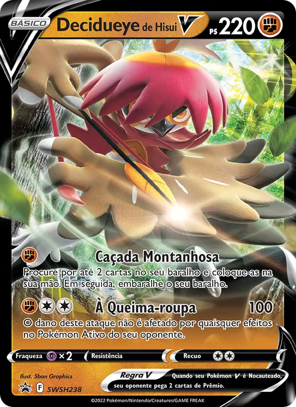 Decidueye de Hisui V, ESES Promos SWSH238