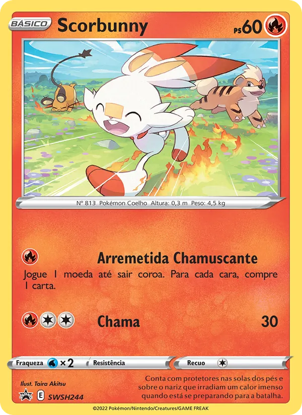 Scorbunny SWSH244/307 ESES Promos