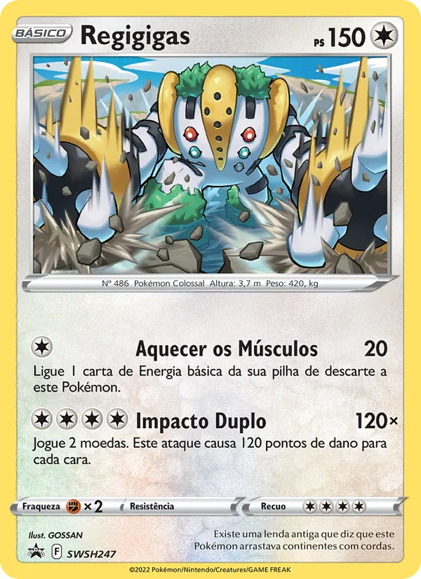 Regigigas SWSH247/307 ESES Promos