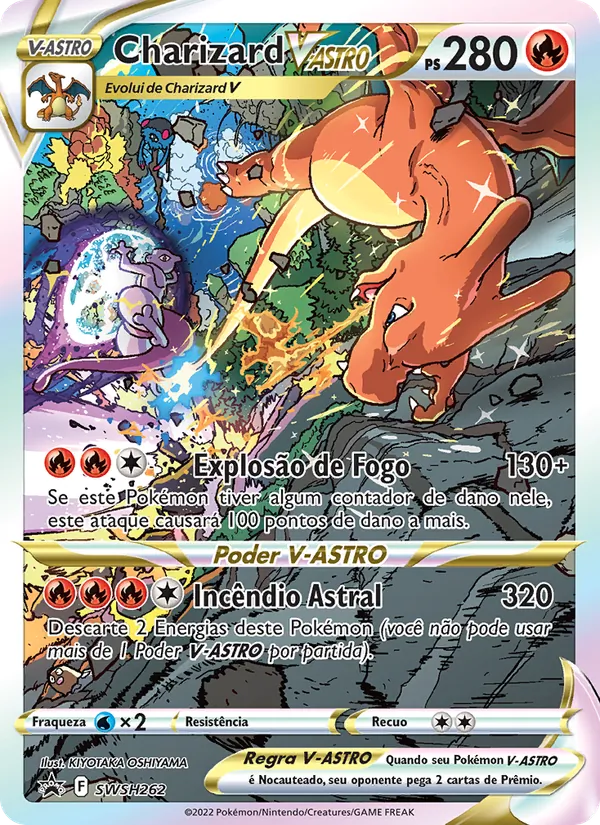Charizard V-ASTRO SWSH262/307 ESES Promos