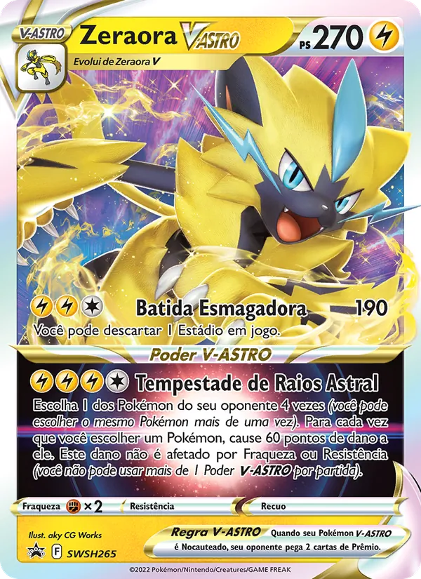 Zeraora V-ASTRO SWSH265/307 ESES Promos