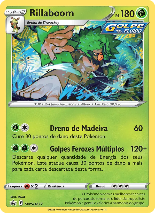 Rillaboom SWSH277/307 ESES Promos