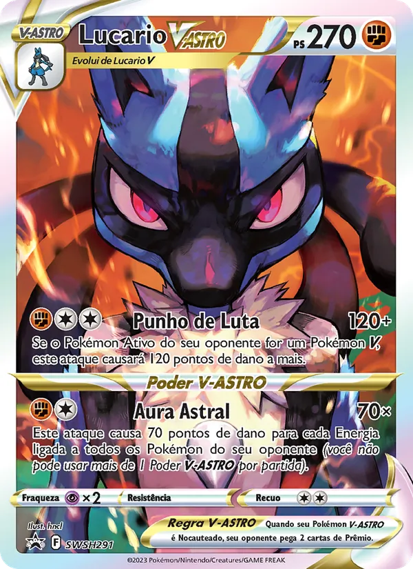 Lucario V-ASTRO SWSH291/307 ESES Promos