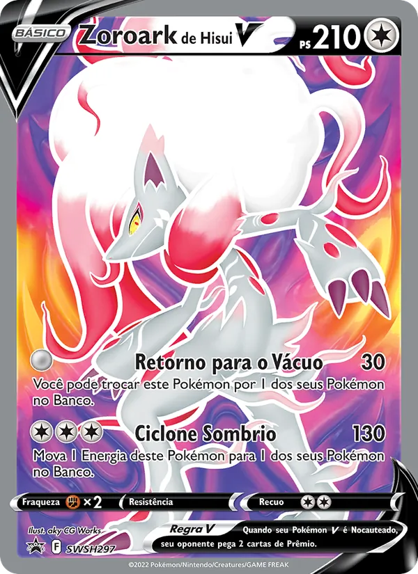 Zoroark de Hisui V SWSH297/307 ESES Promos