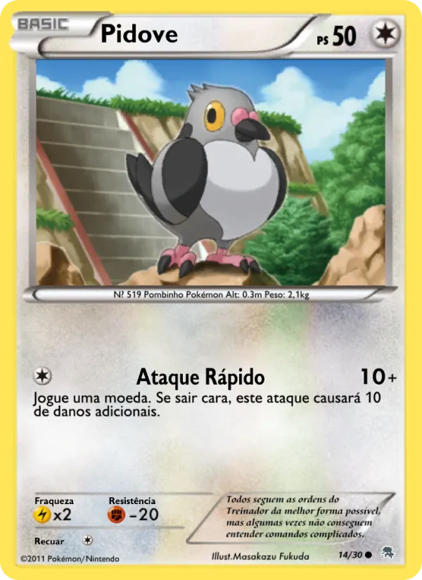 Pidove, BW trainer Kit (Zoroark) 14