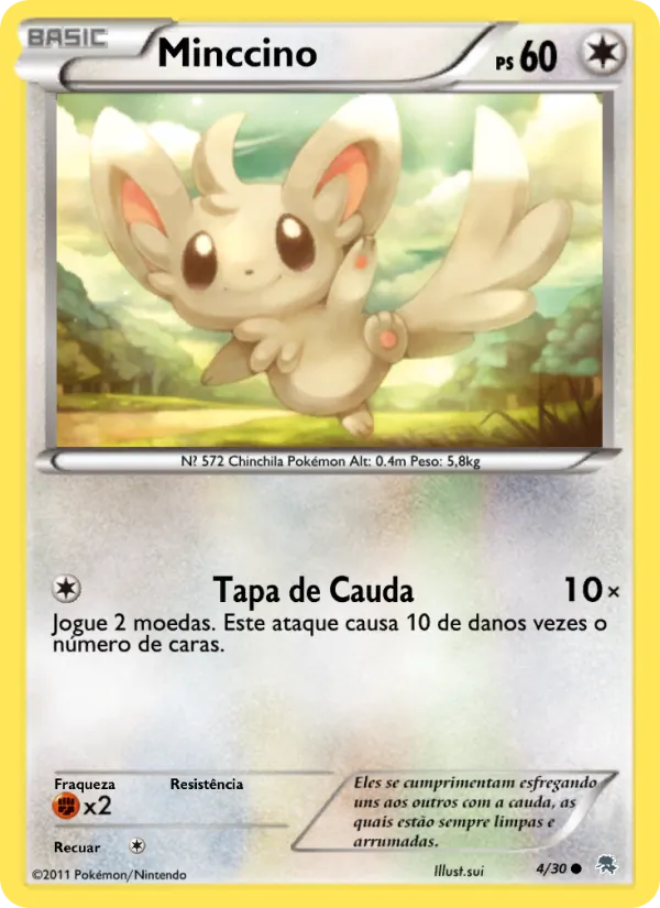 Minccino, BW trainer Kit (Zoroark) 4