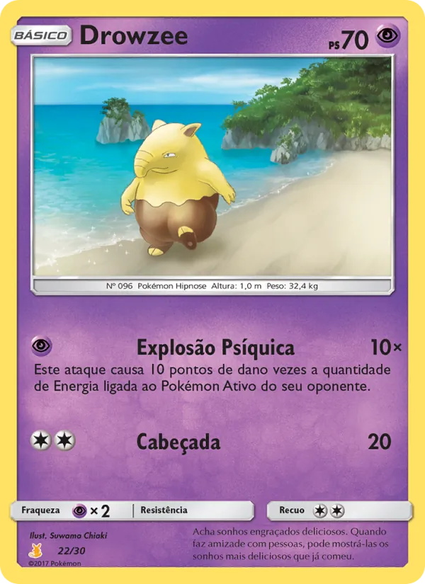 Drowzee, SM trainer Kit (Alolan Raichu) 22
