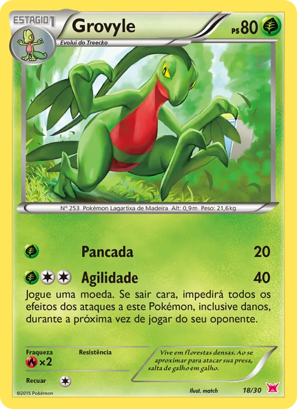 Grovyle, XY trainer Kit (Latias) 18