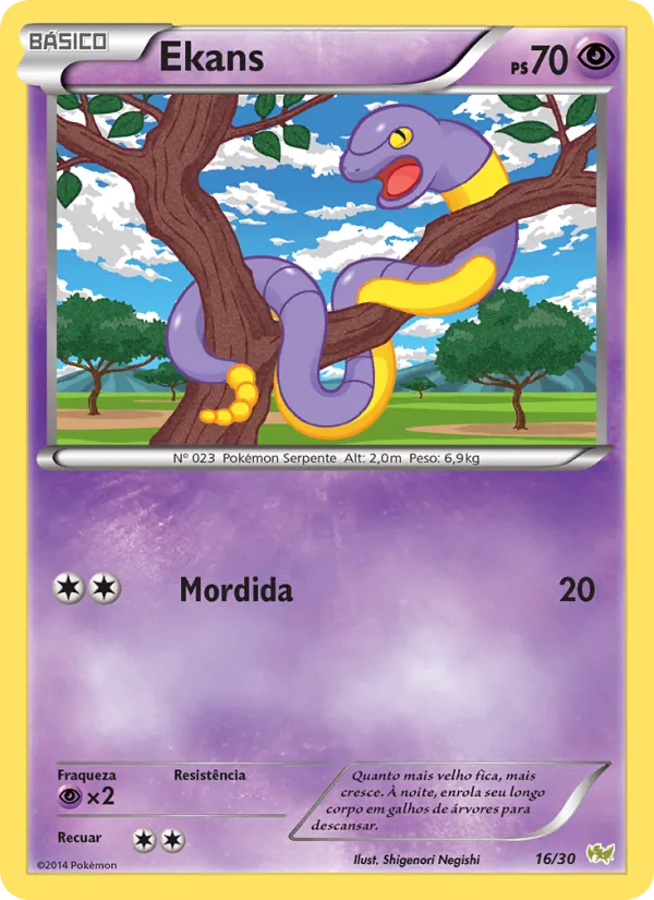 Ekans, XY trainer Kit (Noivern) 16