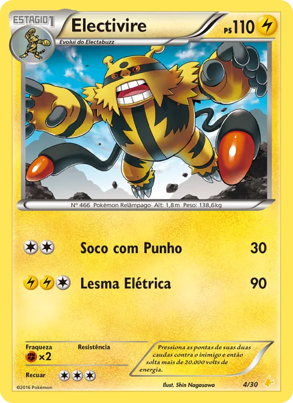 Electivire, XY trainer Kit (Pikachu Libre) 4