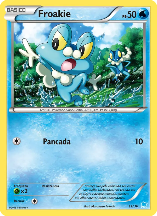 Froakie, XY trainer Kit (Suicune) 11