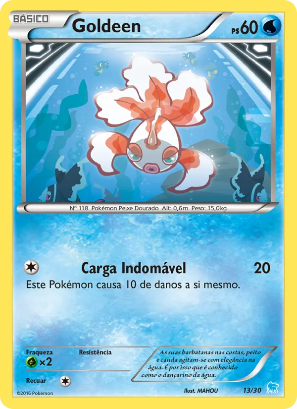 Goldeen, XY trainer Kit (Suicune) 13