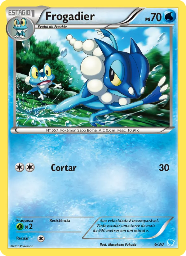 Frogadier, XY trainer Kit (Suicune) 6