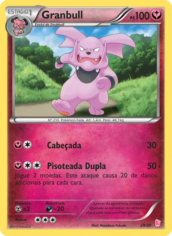 Granbull, XY trainer Kit (Sylveon) 29