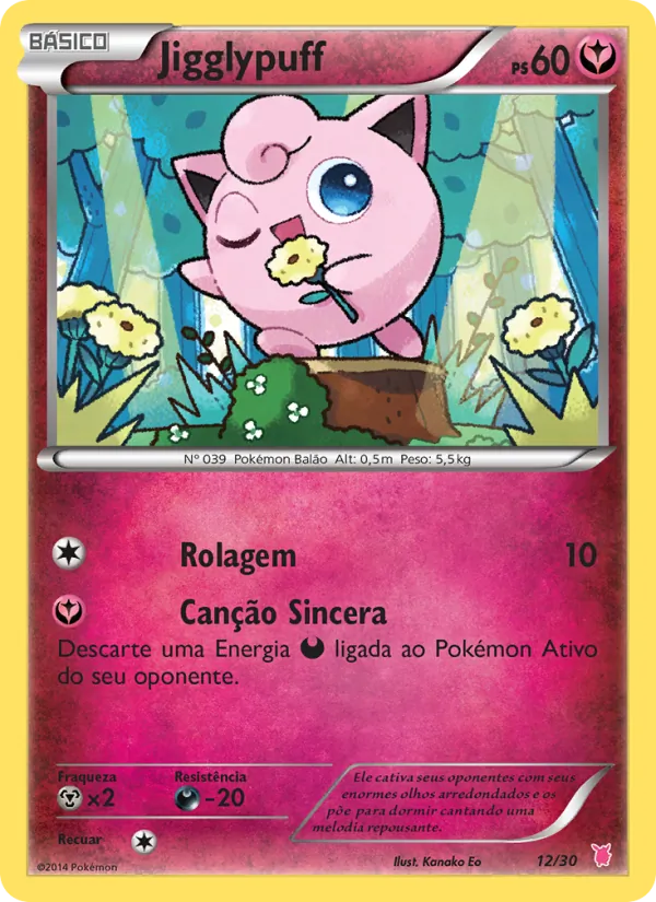 Jigglypuff, XY trainer Kit (Wigglytuff) 12