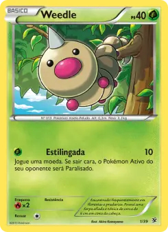 Weedle – Carta Pokémon TCG
