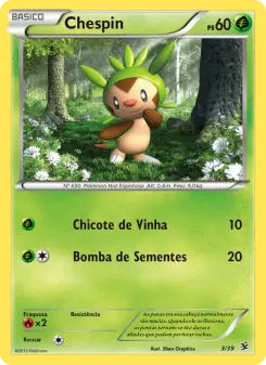Chespin – Carta Pokémon TCG
