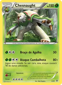 Chesnaught – Carta Pokémon TCG
