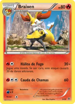 Braixen – Carta Pokémon TCG