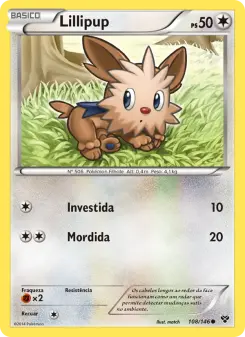 Lillipup – Carta Pokémon TCG